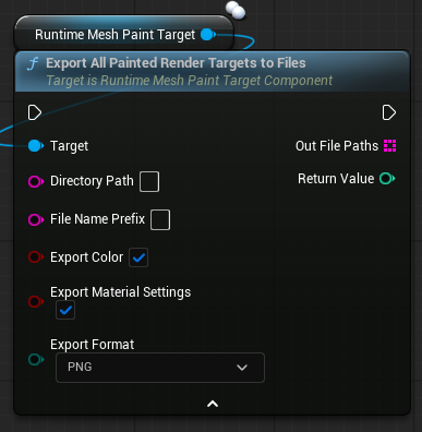 Export All Painted Render Targets to Files Blueprint node