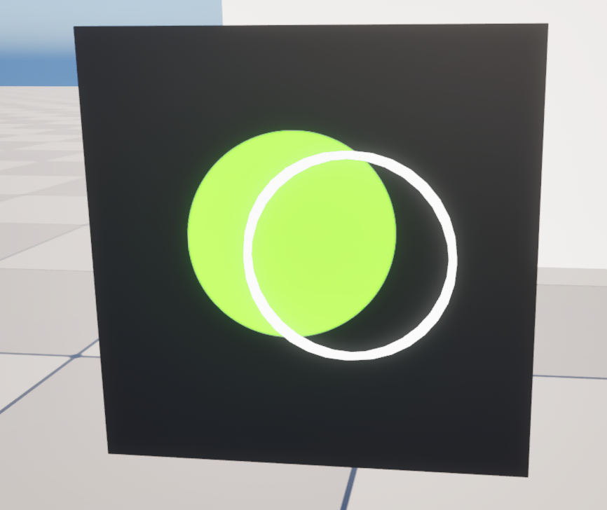 Brush area preview in game