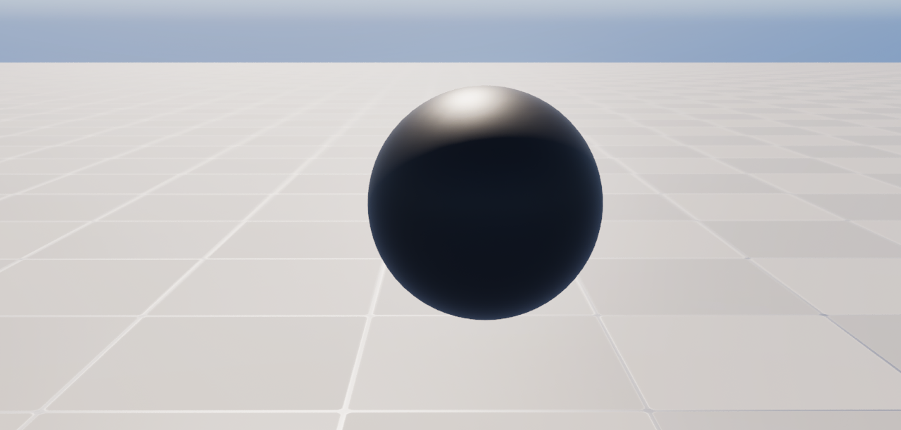 A mesh placed in the level